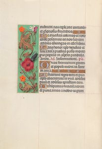 Getijdenboek van Koningin Isabella de Katholieke, Koningin van Spanje: Fol. 52v, ca. 1500 door Master of the First Prayerbook of Maximillian