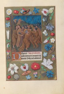 Uren van Koningin Isabella de Katholieke, Koningin van Spanje:  Fol. 61r, Kus van Judas