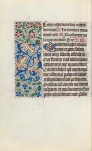 Getijdenboek (gebruik van Rouen): fol. 122v door Master of the Geneva Latini