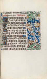 Getijdenboek (gebruik van Rouen): fol. 136r door Master of the Geneva Latini