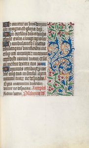 Getijdenboek gebruik van Rouen: fol. 107r, ca. 1470 door Master of the Geneva Latini