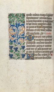 Getijdenboek Gebruik van Rouen: fol. 109v, ca. 1470 door Master of the Geneva Latini