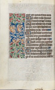 Getijdenboek Gebruik van Rouen: fol. 110v, ca. 1470 door Master of the Geneva Latini