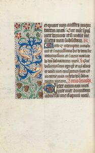 Getijdenboek Gebruik van Rouen: fol. 115v, ca. 1470 door Master of the Geneva Latini