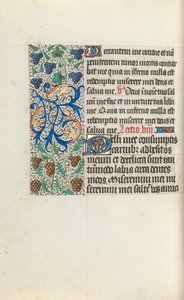 Getijdenboek Gebruik van Rouen: fol. 131v, c. 1470 door Master of the Geneva Latini