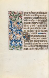 Getijdenboek Gebruik van Rouen: fol. 147v, c. 1470 door Master of the Geneva Latini