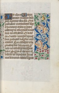 Getijdenboek Gebruik van Rouen: fol. 18r, ca. 1470 door Master of the Geneva Latini