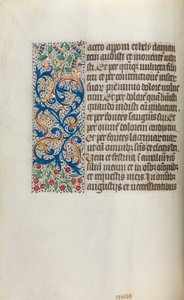 Getijdenboek Gebruik van Rouen: fol. 20v, ca 1470 door Master of the Geneva Latini