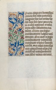 Getijdenboek Gebruik van Rouen: fol. 23v, ca. 1470 door Master of the Geneva Latini