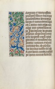 Getijdenboek Gebruik van Rouen: fol. 25v, ca. 1470 door Master of the Geneva Latini