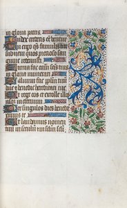 Getijdenboek Gebruik van Rouen: fol. 38v door Master of the Geneva Latini