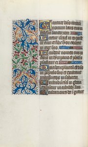 Getijdenboek Gebruik van Rouen: fol. 45v, c. 1470 door Master of the Geneva Latini