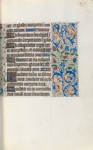Getijdenboek Gebruik van Rouen: fol. 46r, c. 1470 door Master of the Geneva Latini