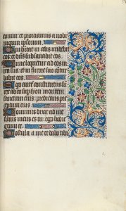 Getijdenboek Gebruik van Rouen: fol. 58r, ca. 1470 door Master of the Geneva Latini