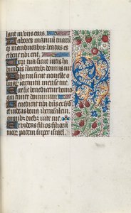 Getijdenboek Gebruik van Rouen: fol. 69r, c. 1470 door Master of the Geneva Latini
