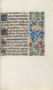 Getijdenboek Gebruik van Rouen: fol. 78r, ca. 1470 door Master of the Geneva Latini