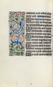 Getijdenboek Gebruik van Rouen: fol. 83v, ca. 1470 door Master of the Geneva Latini