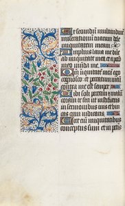 Getijdenboek Gebruik van Rouen: fol. 85v, ca. 1470 door Master of the Geneva Latini