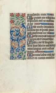 Getijdenboek Gebruik van Rouen: fol. 86v, ca. 1470 door Master of the Geneva Latini
