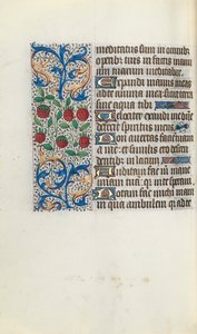 Getijdenboek Gebruik van Rouen: fol. 91v, c. 1470 door Master of the Geneva Latini