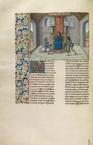 John of Gaunt nodigt gasten uit voor het huwelijk van zijn dochter met de koning van Portugal