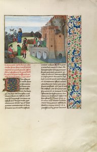 Koning Karel VI van Frankrijk bereidt zich voor op oorlog met Engeland door Master of the Getty Froissart