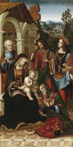 De aanbidding der wijzen, ca. 1503-10