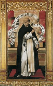 Sint Vincent Ferrer (1350-1419) door Master of the Grifo