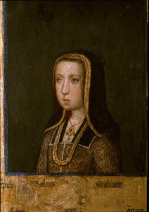 Portret van Margarita van Oostenrijk, in 1494 door Master of the Guild of Saint George