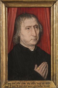 Portret van Jan de Mol, c.1485 door Master of the Guild of Saint George at Malines