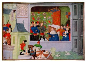 Interview van Richard II en de Hertog van Gloucester