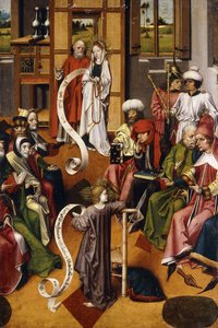 De presentatie in de tempel door Master of the Iserlohn Altar
