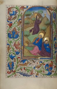 De lijdensweg in de tuin door Master of the Lee Hours