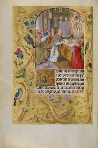 De mis van Sint Gregorius door Master of the Lübeck Bible