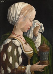 De Magdalena Huilend, ca. 1525 door Master of the Magdalen Legend,