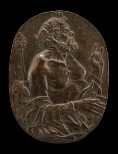 Een sater, laat 15e of vroeg 16e eeuw door Master of the Martelli Mirror