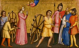 De beproeving van Sint-Catharina van Alexandrië, 1365-90