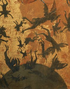De val van de opstandige engelen ... door Master of the Rebel Angels