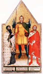 St. Michaël de Aartsengel met St. Bartholomeus en St. Julianus