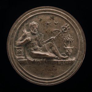 Mercurius door Master of the Roman Charity
