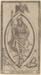 Jupiter door Master of the S Series Tarocchi