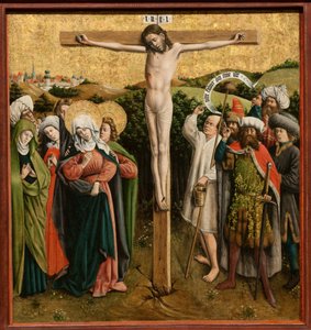 Altaarstuk met De Passie van Christus door Master of the Schlägl Altarpiece