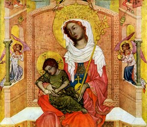 Madonna van Kladsko, detail, ca. 1350 1955