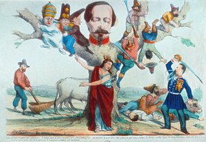 Allegorie van Italië tijdens Risorgimento