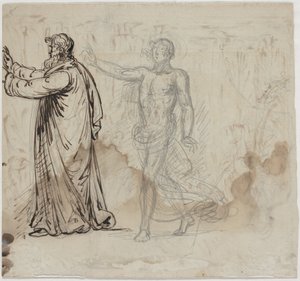 Drie Figuren [verso]