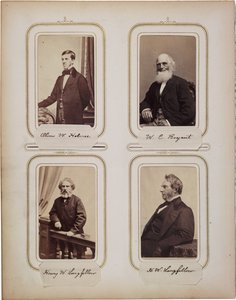 Album van 200 cartes de visite, de meeste door Brady door Mathew B. Brady