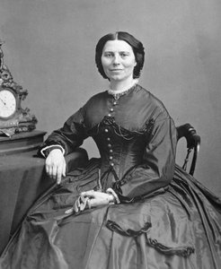 Clara Barton, ca. 1865 door Mathew Brady