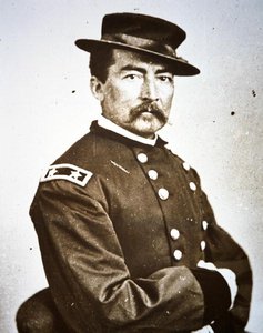 Generaal Philip H. Sheridan (1831-88) door Mathew Brady