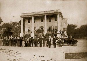 Ziekenhuis nr.15, Beaufort, South Carolina, 1864 door Mathew B. Brady