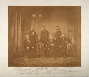 Managers van het Huis van Afgevaardigden van de afzetting, 1868